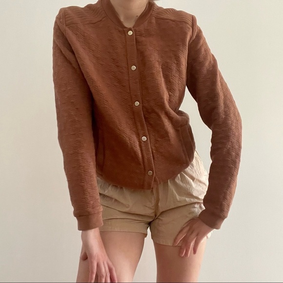 HARRIS WILSON SNAP BUTTON FRONT CARDIGAN  - S - Picture 11 of 14